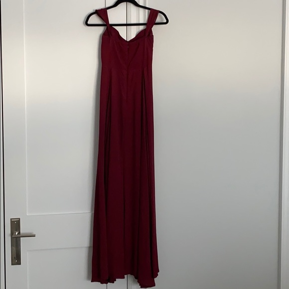 Reformation Purple Off Shoulder Dress - Picture 2 of 7